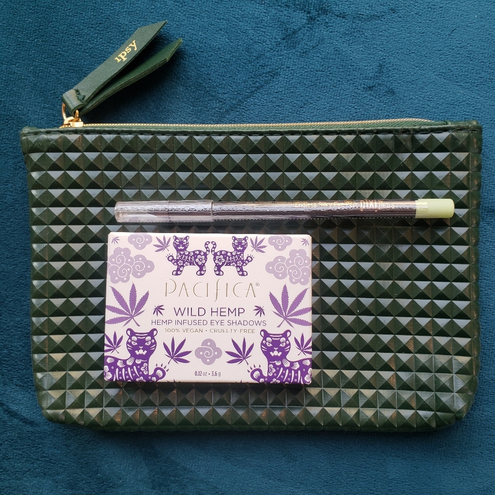 Pacifica Eye Shadow Palette + Pixi Black Liner